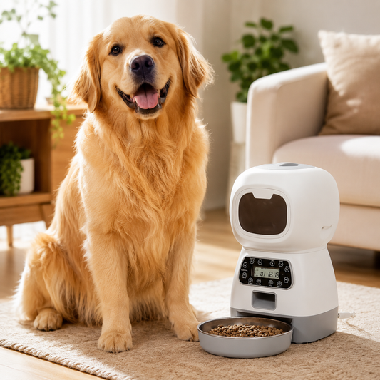 Alimentador Automático Inteligente para Mascotas La Forma Más Fácil de Cuidar a Tu Mejor Amigo